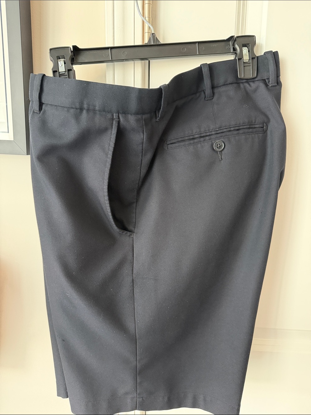 Bobby Jones Black Flat-Front Dress Shorts